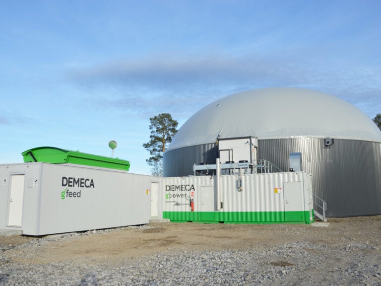 Biogasanläggning hos Brännfors Lantbruk AB