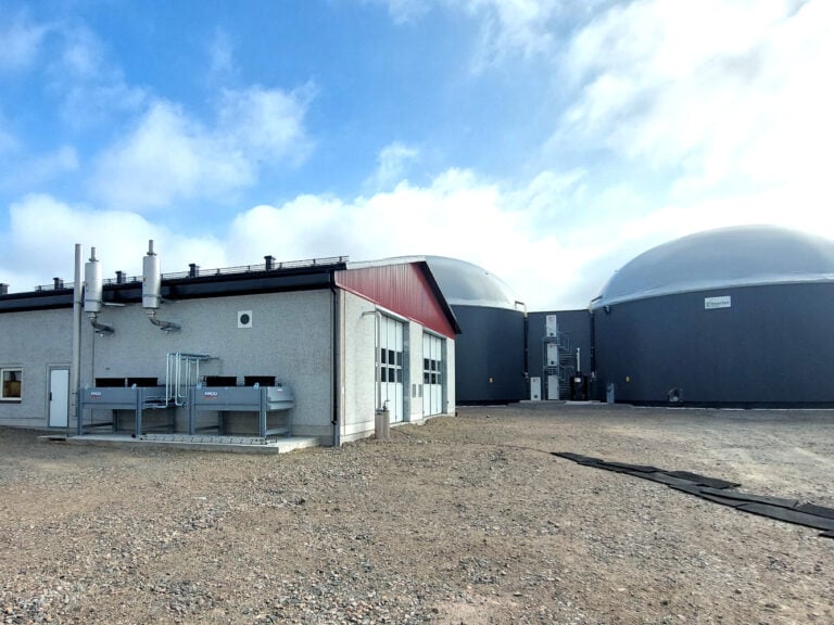 Biogasanläggning på Gården Olof Lars AB