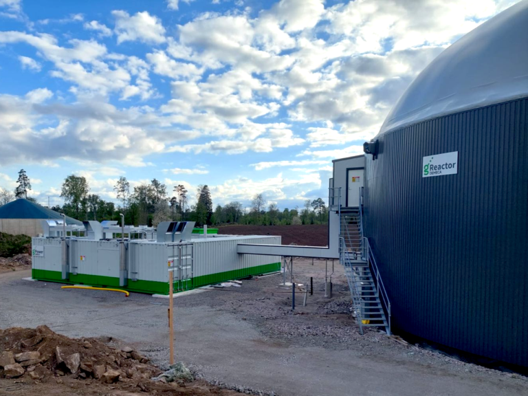 Biogasanläggning hos Tyskagården
